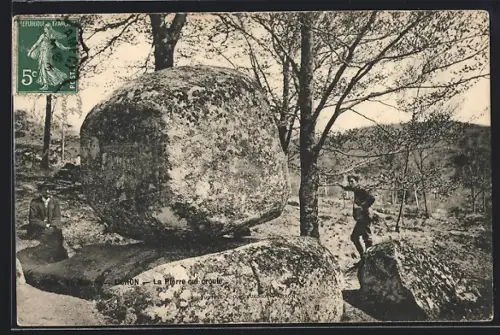 AK Uchon, La Pierre qui croule, Felsen
