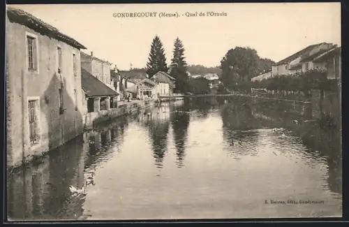 AK Gondrecourt-le-Chateau, Vue sur l'Ornain