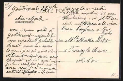 AK Gondrecourt, Rue d`Abainville