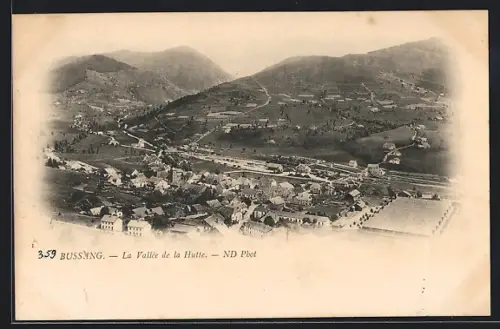 AK Bussang, La Vallee de la Hutte, Panorama