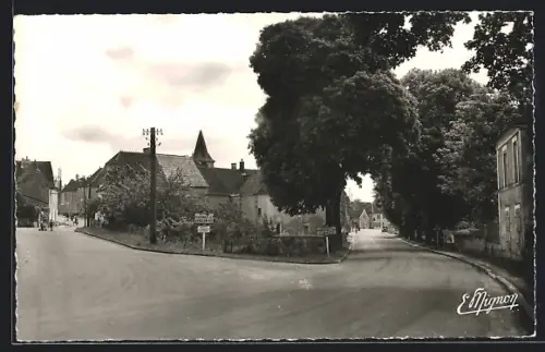 AK Courson-les-Carrières, La Grande Route