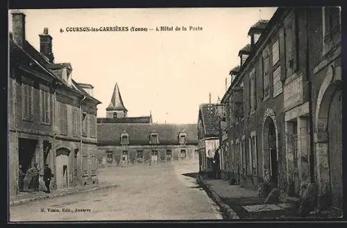 AK Courson-les-Carriéres, l'Hotel de la Poste