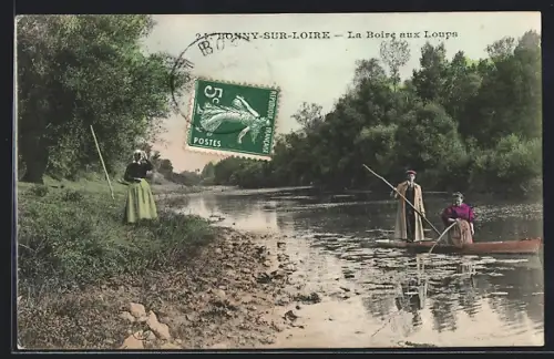 AK Bonny-sur-Loire, La Boire aux Loups