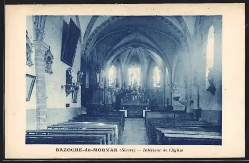 AK Bazoche-du-Morvan, Interieur de l`Eglise