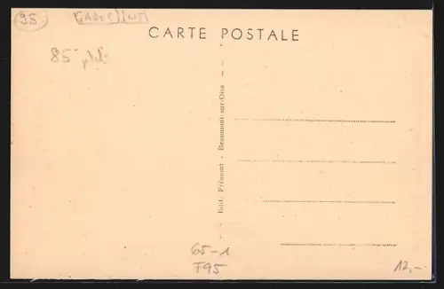 AK Presles-Courcelles, La Gare, Bahnhof