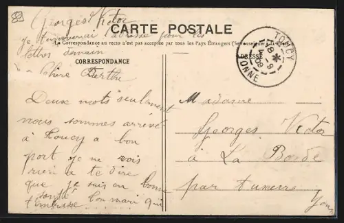 AK Toucy, Rue du Pont-Capureau