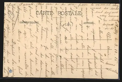 AK Pailly, Rue Blanche, l'Eglise