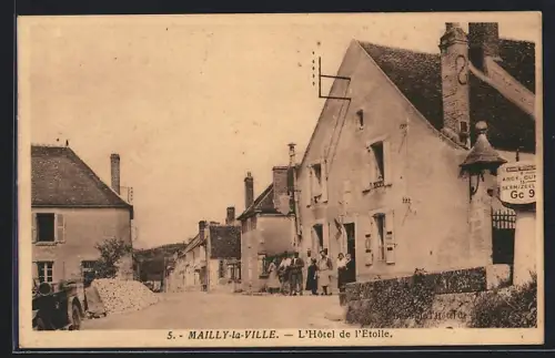 AK Mailly-la-Ville, L`Hôtel de l`Etoile