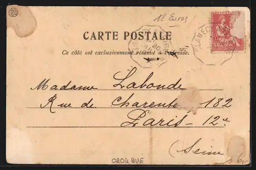 AK Charny, la Gare, vue extérieure