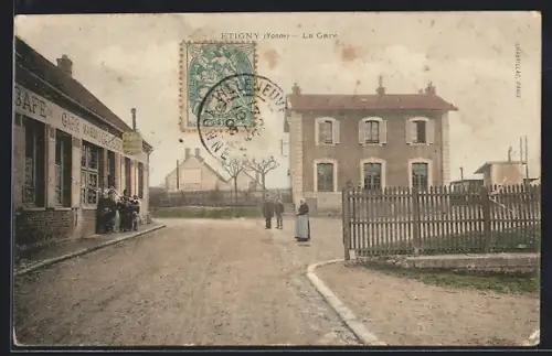 AK Êtigny, La Gare