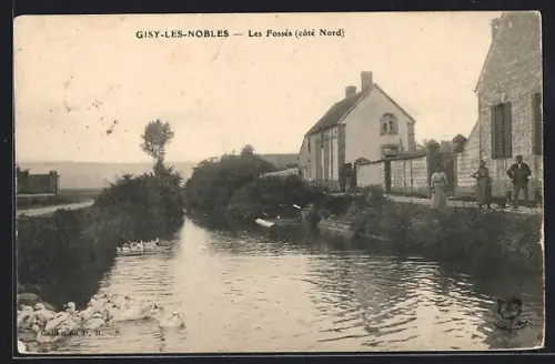 AK Gisy-les-Nobles, Les Fossés