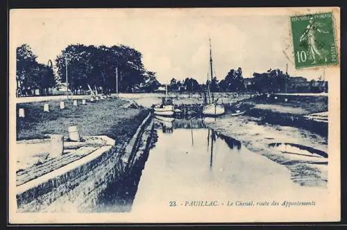 AK Pauillac, le Chenal, route des Appontements