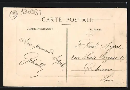 AK Verdelais, la Garonnelle, Debarcadere des bateaux