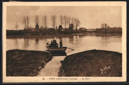 AK Port-Génissac /Gironde, Le Port