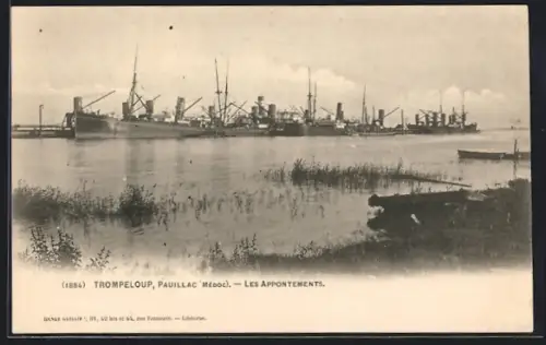 AK Pauillac /Médoc, Trompeloup, Les Appontements
