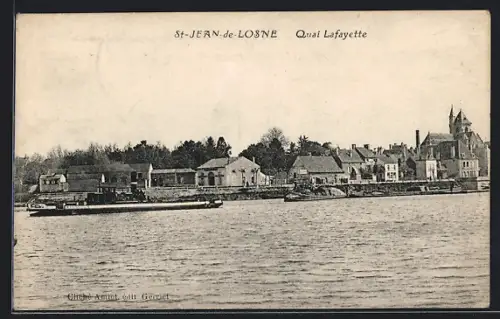 AK St-Jean-de-Losne, Quai Lafayette