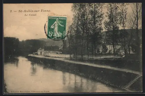 AK St-Aubin-sur-Yonne, Le Canal
