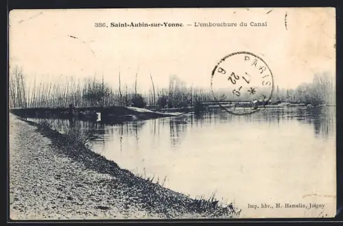 AK St-Aubin-sur-Yonne, L`embouchure du Canal