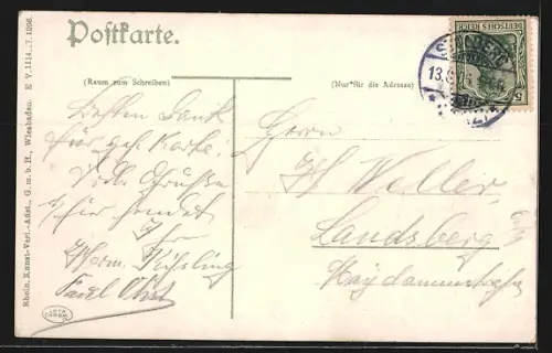 AK Nordhausen, Schwanenteich im Stadtpark