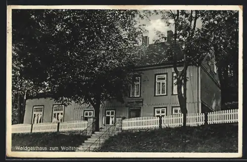 AK Bad Harzburg, Waldgasthaus zum Wolfstein