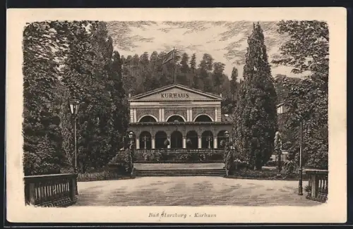 AK Bad Harzburg, Blick zum Kurhaus