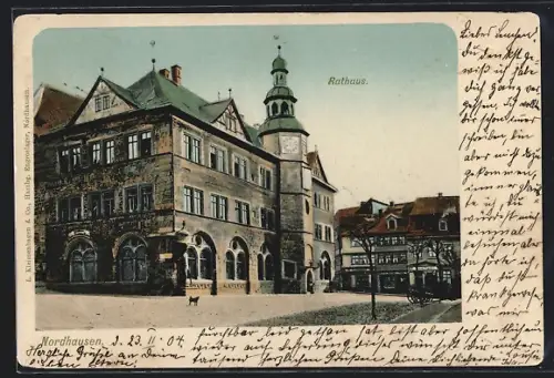 AK Nordhausen, Partie am Rathaus