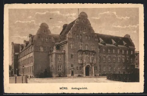 AK Mörs, Blick auf das Amtsgericht