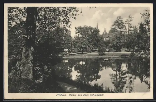AK Moers, Partie aus dem Schlosspark