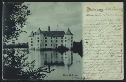 AK Glücksburg, Ansicht vom Schloss