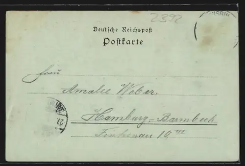 AK Glücksburg, Ansicht vom Schloss