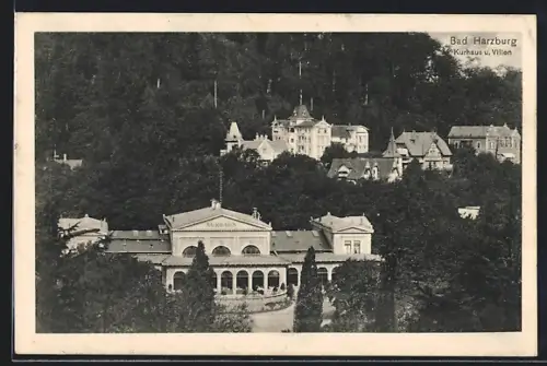 AK Bad Harzburg, Kurhaus und Villen