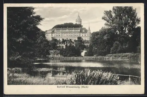 AK Wiesenburg / Mark, Blick auf Schloss Wiesenburg