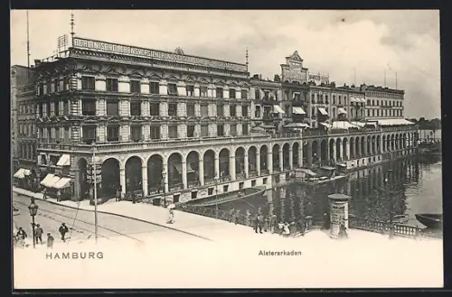 AK Hamburg, Alsterarkaden & Berlinische Lebensversicherungs-Gesellschaft