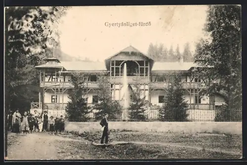 AK Gyertyánliget-fürdö, Gebäudeansicht