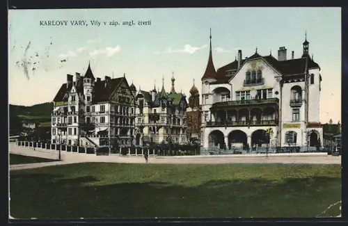 AK Karlovy Vary, Vily v záp. angl. ctvrti