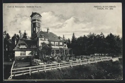 AK Karlsbad, Café und Restaurant, Aberg