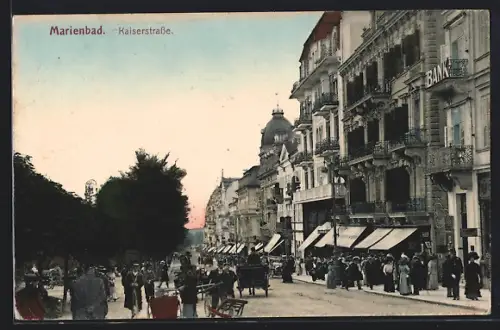 AK Marienbad, Kaiserstrasse