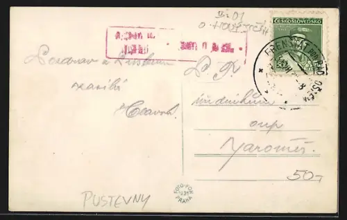 AK Pustevny, Pustevne s utulnou, Dr. E. Parmy Tanechnica