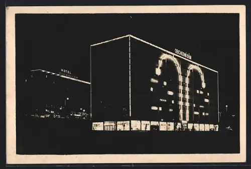 AK Zlin, Zlin v noci, Obchodni Dum, Hotel Solecebsky Dum