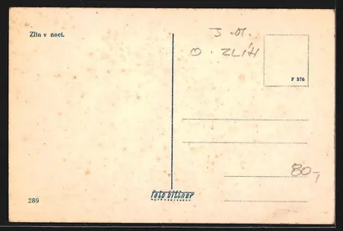 AK Zlin, Zlin v noci, Obchodni Dum, Hotel Solecebsky Dum