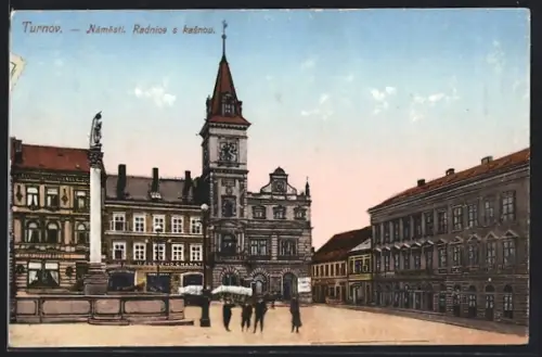 AK Turnov, Námesté, Radnice s kasnou