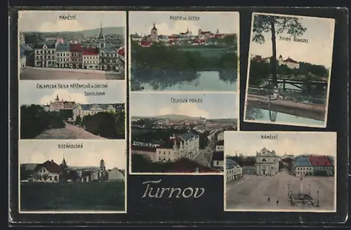 AK Turnov, Námestí, Celkový pohled, Kozákovská