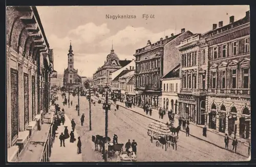 AK Nagykanizsa, Fö út, Pferdegespann