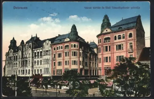 AK Debreczen, Városi bérház és Elsö Takarékpénztár palotája