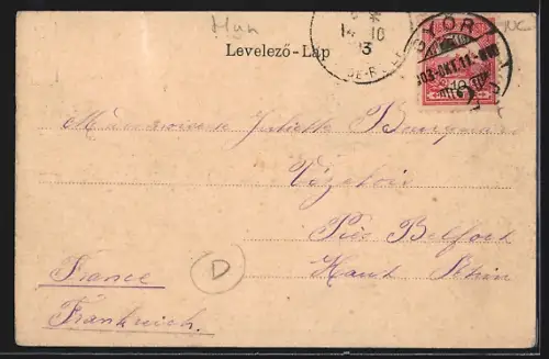 AK Györböl, Baross-út.