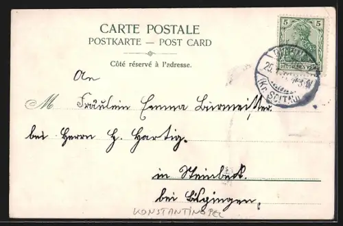 AK Konstantinopel, Vue de Soulimanie