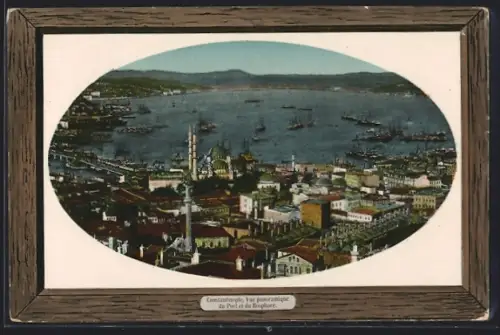 AK Constantinople, Vue Panoramique du Port et du Bosphore