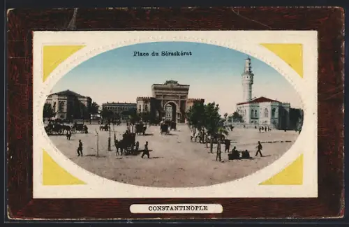 AK Constantinople, Place du Séraskérat
