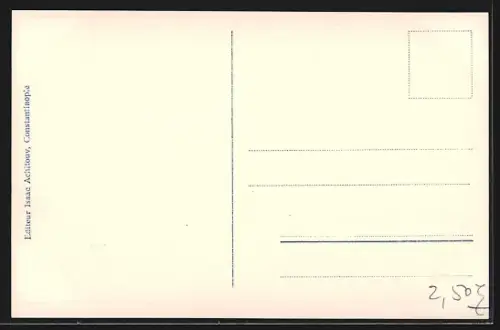 AK Constantinople, Chateaux d`Europe et Bosphore