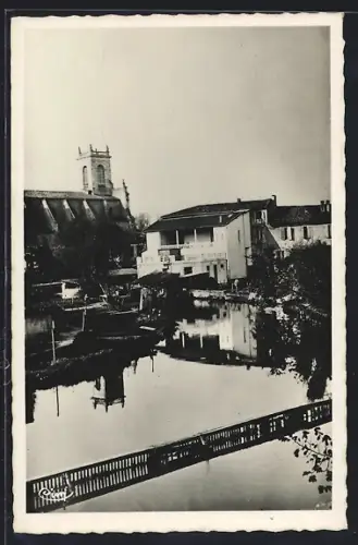 AK Casteljaloux /L.-et-G., Perspective sur le Clocher